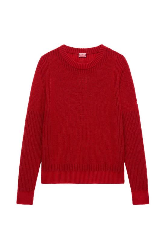 25FW 겐조 니트웨어 FF65PU7403LH21 Red - KENZO
