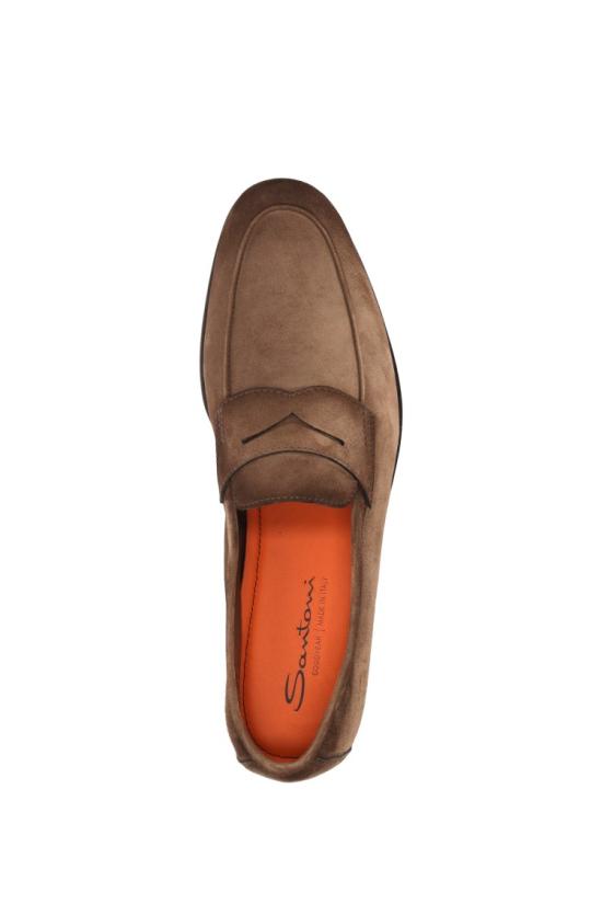 25SS 산토니 로퍼 MCNC18837SA4SEAAM21 Brown - SANTONI