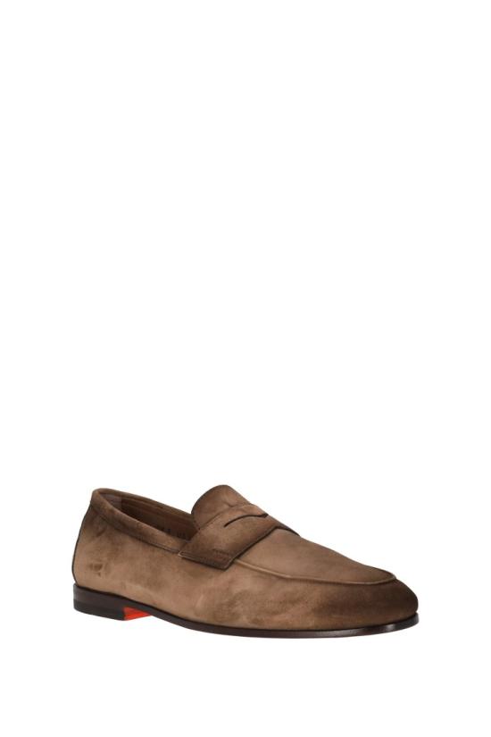 25SS 산토니 로퍼 MCNC18837SA4SEAAM21 Brown - SANTONI