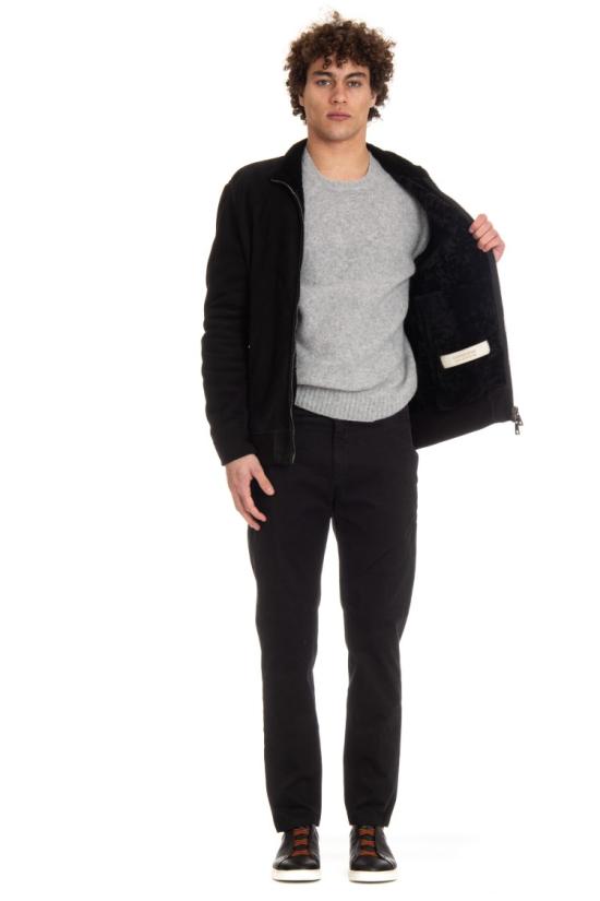  조르지오 브라토 봄버 자켓 GU24F10010MEVL 2NERO Black - GIORGIO BRATO