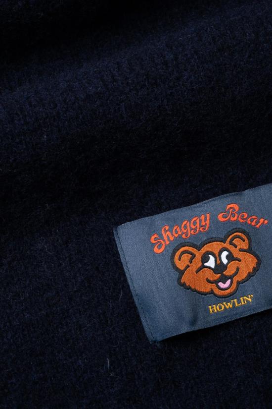 25FW 하울린 쉐기 베어 스웨터 SHAGGY BEAR CARDIGANNAVY Black - HOWLIN