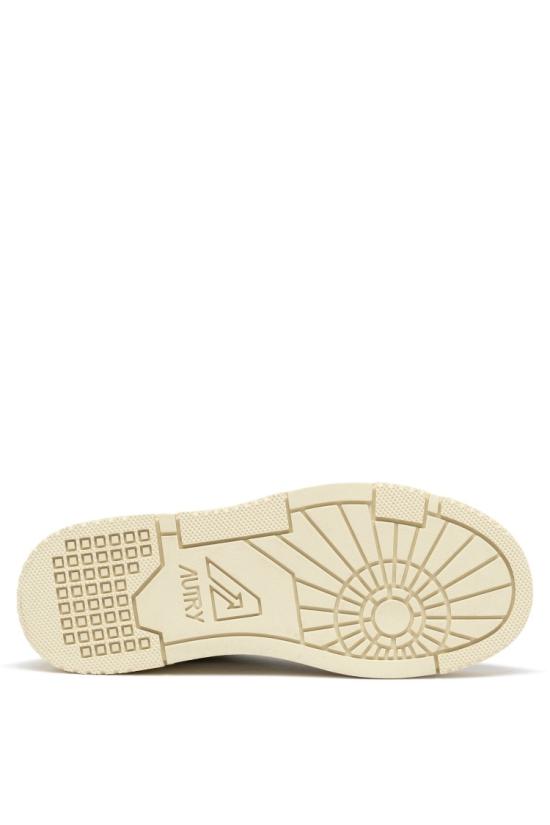 25SS 오트리 CLC 로우탑 레더 스니커즈 ROLW MY05WHT CAMEOGREEN Neutrals - AUTRY