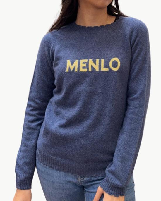  콜로리 키아리 스웨터 Colori Custom Frayed Crew Menlo Sweater Eclipse/Sun - COLORI CHIARI