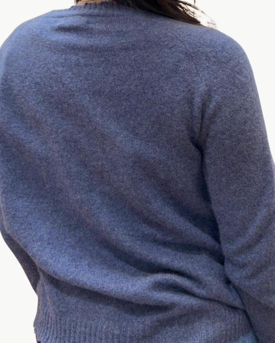  콜로리 키아리 스웨터 Colori Custom Frayed Crew Menlo Sweater Eclipse/Sun - COLORI CHIARI