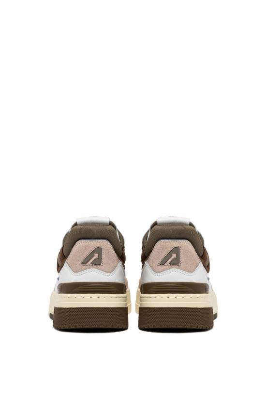 25SS 오트리 CLC 레더 스니커즈 ROLM MC02WHT CVRTGREEN Neutrals - AUTRY