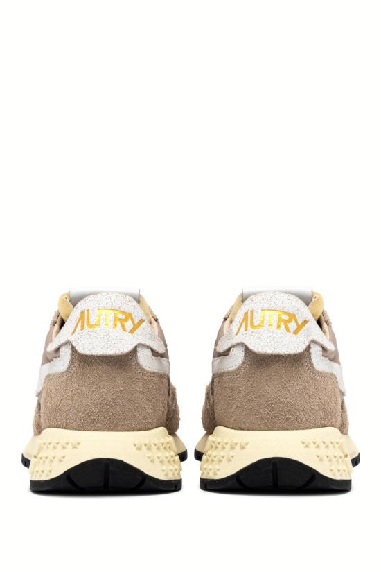 25FW 오트리 릴윈드 로우 나일론 스웨이드 스니커즈 WWLM NC08WH WHT PEP Neutrals - AUTRY