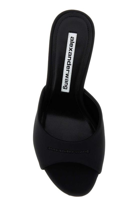  알렉산더 왕 뮬/슬리퍼 패브릭 뮬 샌들 블랙 - ALEXANDER WANG