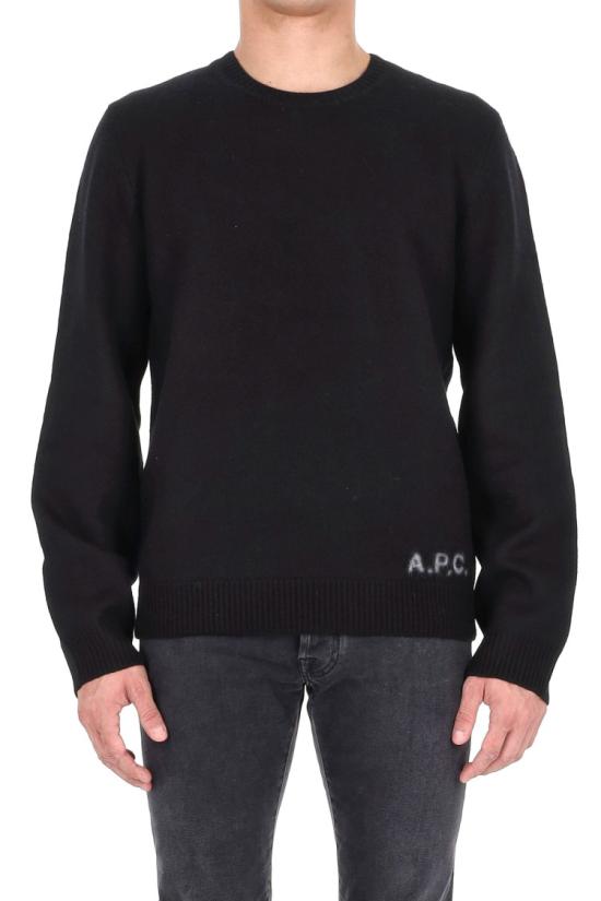 25FW 아페쎄 니트웨어 WVBDJ H23059LZZ NOIR Black - A.P.C.