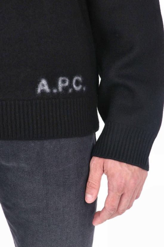 25FW 아페쎄 니트웨어 WVBDJ H23059LZZ NOIR Black - A.P.C.