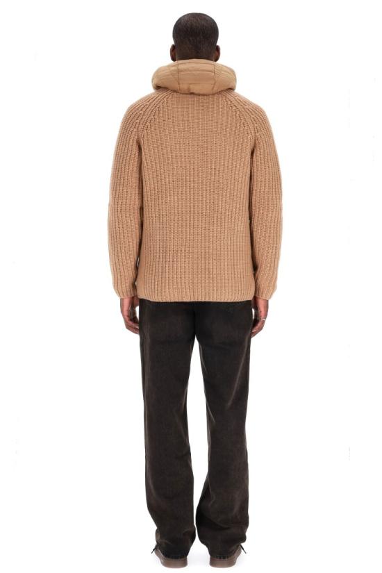25FW 에르노 콘 스티치 울 가디건 MC000150U 700162157 Black - HERNO