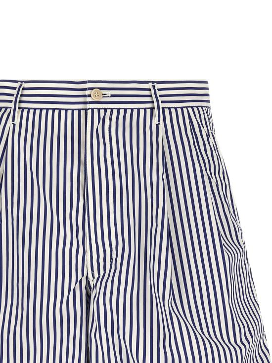  꼼데가르송 숏팬츠 Comme Des Garçons 블루 코튼 버뮤다 쇼츠 - COMME DES GARCONS
