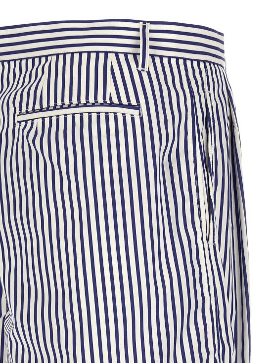  꼼데가르송 숏팬츠 Comme Des Garçons 블루 코튼 버뮤다 쇼츠 - COMME DES GARCONS