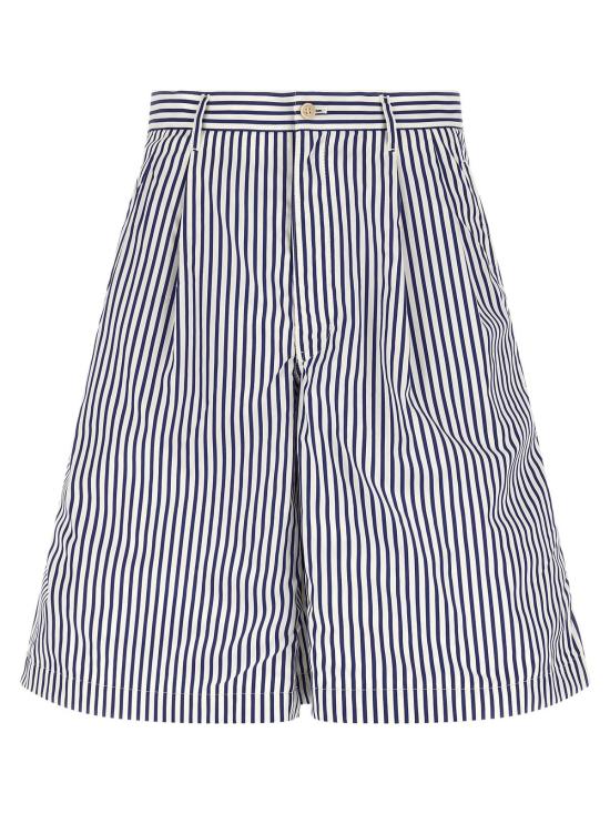  꼼데가르송 숏팬츠 Comme Des Garçons 블루 코튼 버뮤다 쇼츠