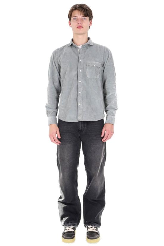 25FW 피나모레 셔츠 SAL4TP 430007 A5062G 2188 Grey - FINAMORE