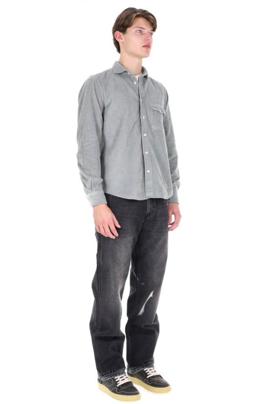 25FW 피나모레 셔츠 SAL4TP 430007 A5062G 2188 Grey - FINAMORE