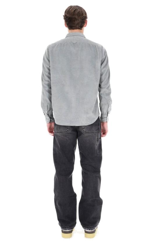 25FW 피나모레 셔츠 SAL4TP 430007 A5062G 2188 Grey - FINAMORE