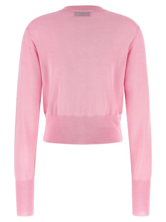  비비안웨스트우드 가디건 비비안 웨스트우드 비 크롭  핑크 - VIVIENNE WESTWOOD