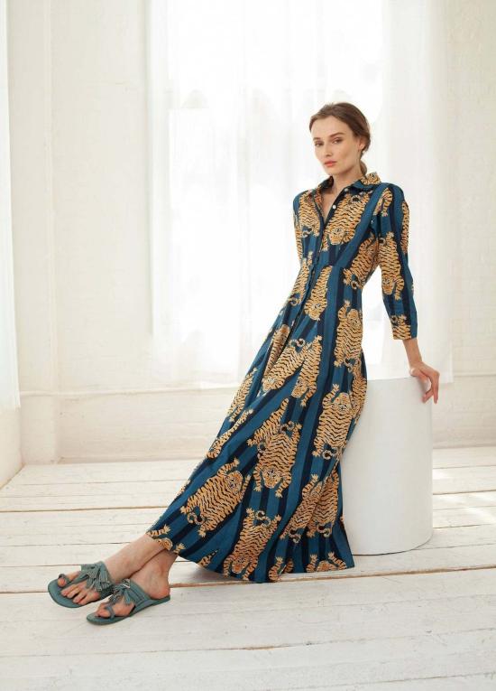  Guadalupe Design 미디 원피스 과달루페 디자인 루시아나 티베트 드레스 - OTHER BRANDS