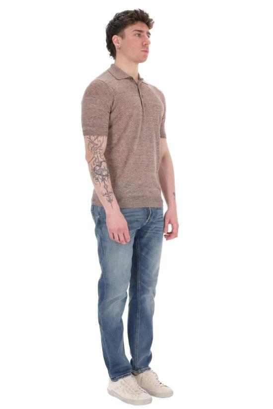 25SS 발바 폴로 티셔츠 24804 57587140 Grey - BARBA