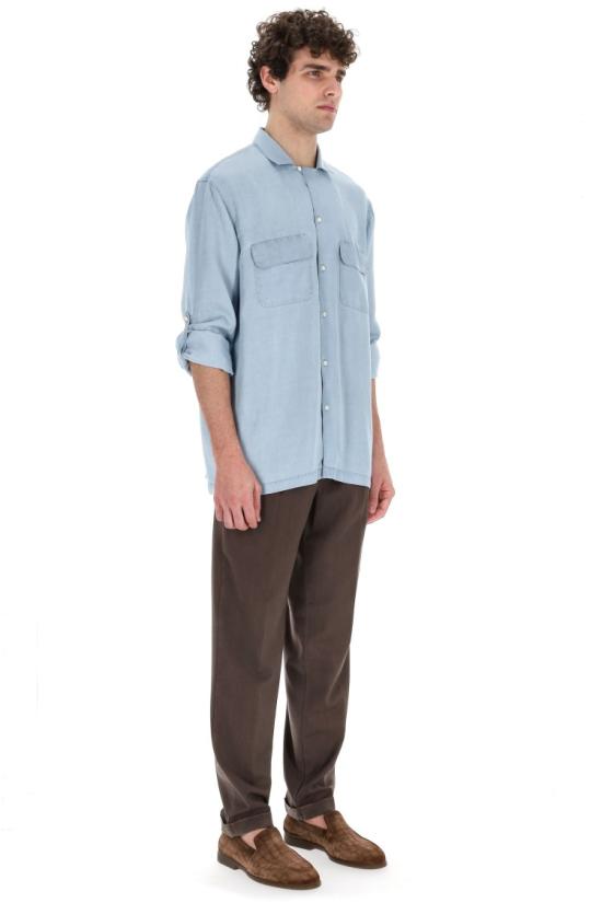 25SS 오피신 제네랄 셔츠 MSHI031LIGHT BLUE - OFFICINE GENERALE