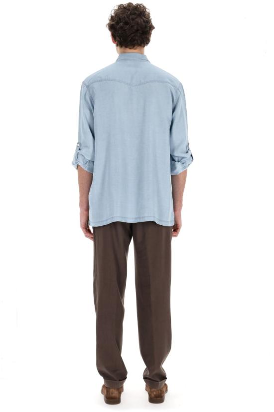 25SS 오피신 제네랄 셔츠 MSHI031LIGHT BLUE - OFFICINE GENERALE