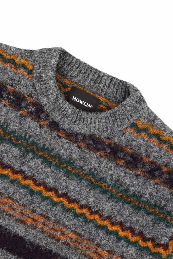 25FW 하울린 니트웨어 A WOOLEN WONDEROXFORD Grey - HOWLIN