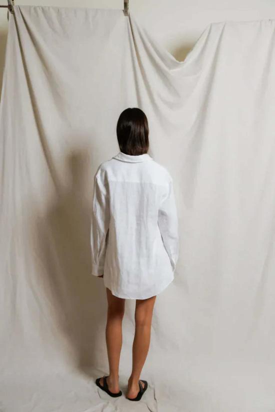  퍼펙트 화이트 티 자켓 로렐라이 린넨 셔츠 - PERFECT WHITE TEE