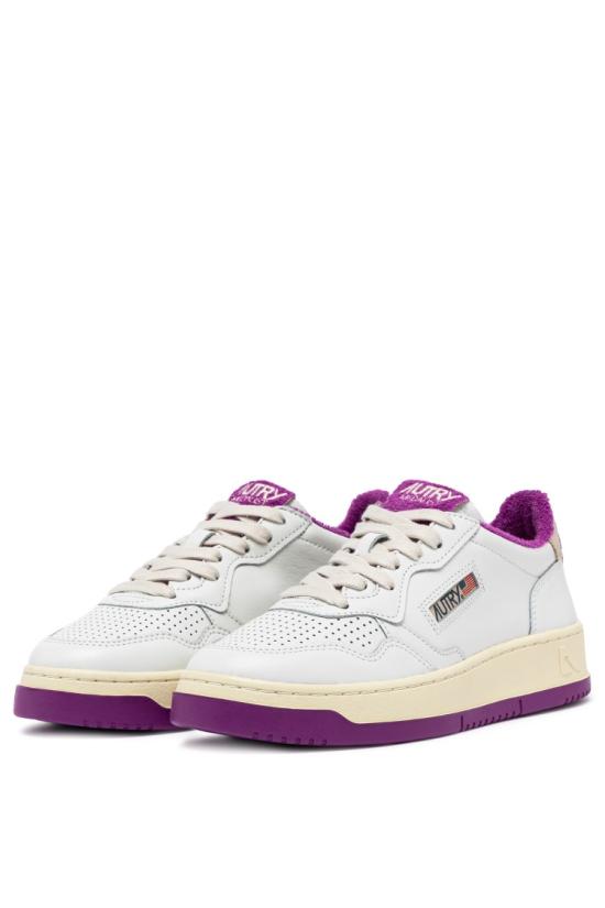 25SS 오트리 메달리스트 로우 레더 스니커즈 AULW VS04WHT HYVL White - AUTRY