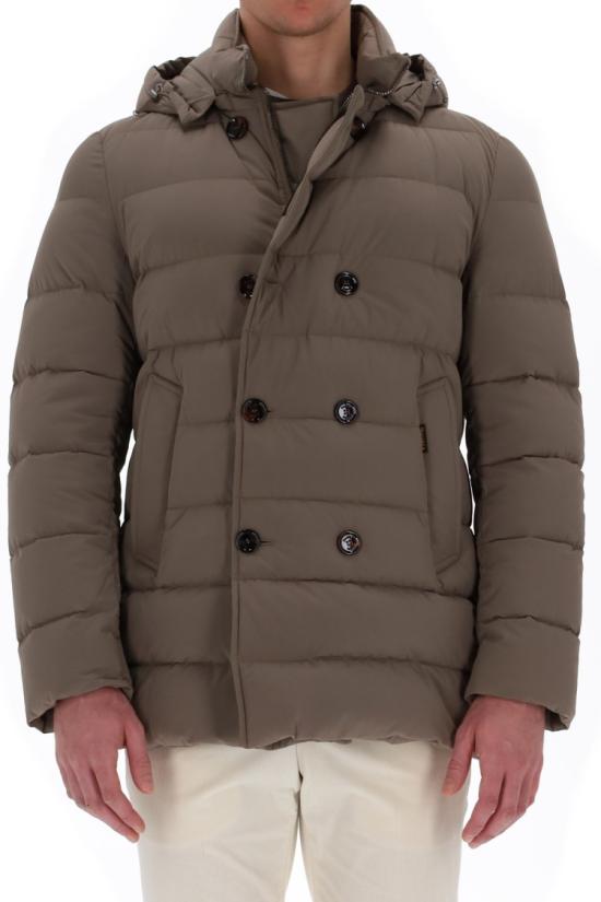  무레르 플로리오 KN 더블 브레스티드 다운 자켓 FLORIO KN2NUT Grey - MOORER