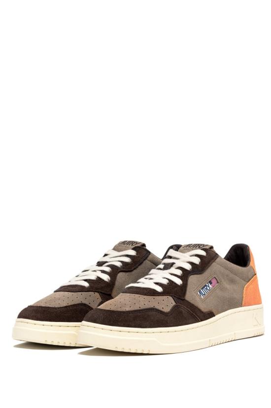25FW 오트리 메달리스트 로우 스니커즈 AULM TS21MOKA FANTA White - AUTRY