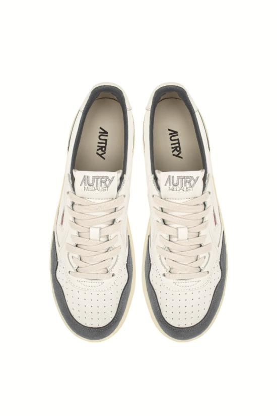 25FW 오트리 메달리스트 로우 스니커즈 AULM GS45WHT MOREL Neutrals - AUTRY