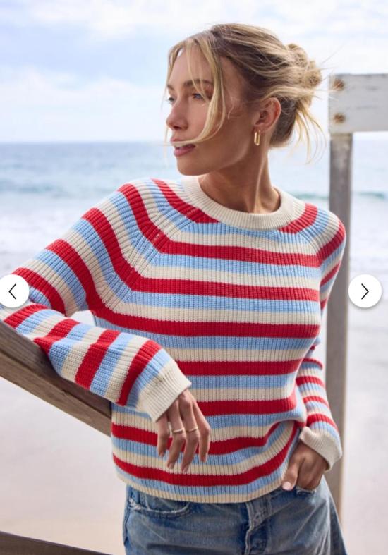  Stitches + Stripes 스웨터 스티치스 + 스트라이프 알렉사 풀오버  네그로니 콤보 - OTHER BRANDS