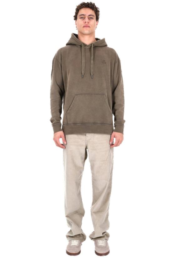 25FW 이자벨마랑 매트 후드 티셔츠 SW0050HA C3M02H50DZ Brown