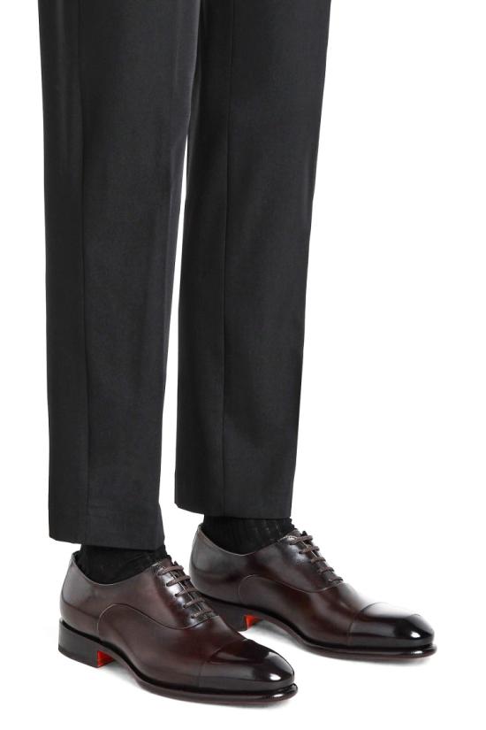 25FW 산토니 드레스 슈즈 MCCR12621MC1HVVD 2T50 Black - SANTONI