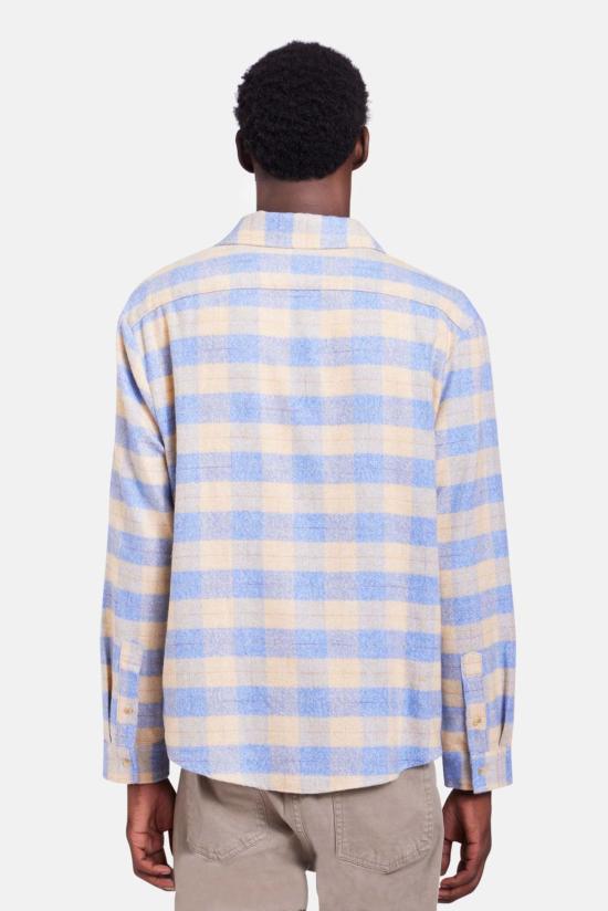  블루&크림 셔츠 WVBCSHIRT867 FPL BUTTER BLUE PLAID - BLUE&CREAM