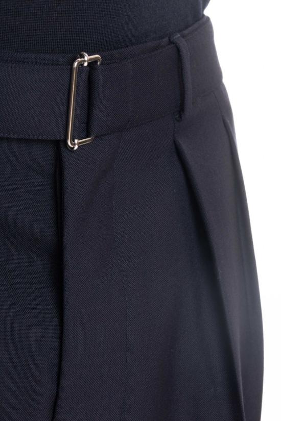  오피신 제네랄 스트레이트 팬츠 MTLG469DARK NAVY Black - OFFICINE GENERALE