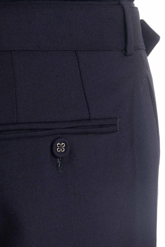  오피신 제네랄 스트레이트 팬츠 MTLG469DARK NAVY Black - OFFICINE GENERALE