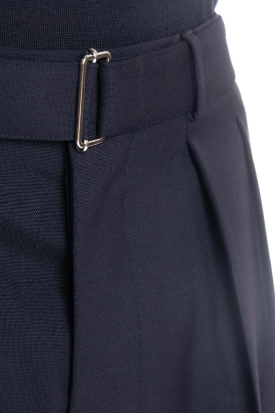  오피신 제네랄 스트레이트 팬츠 MTLG469DARK NAVY Black - OFFICINE GENERALE