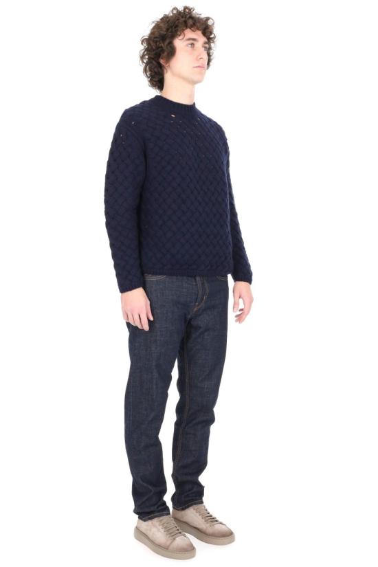25FW 씨피 컴퍼니 니트웨어 19CMKN288A 110149A888 Black - C.P. COMPANY