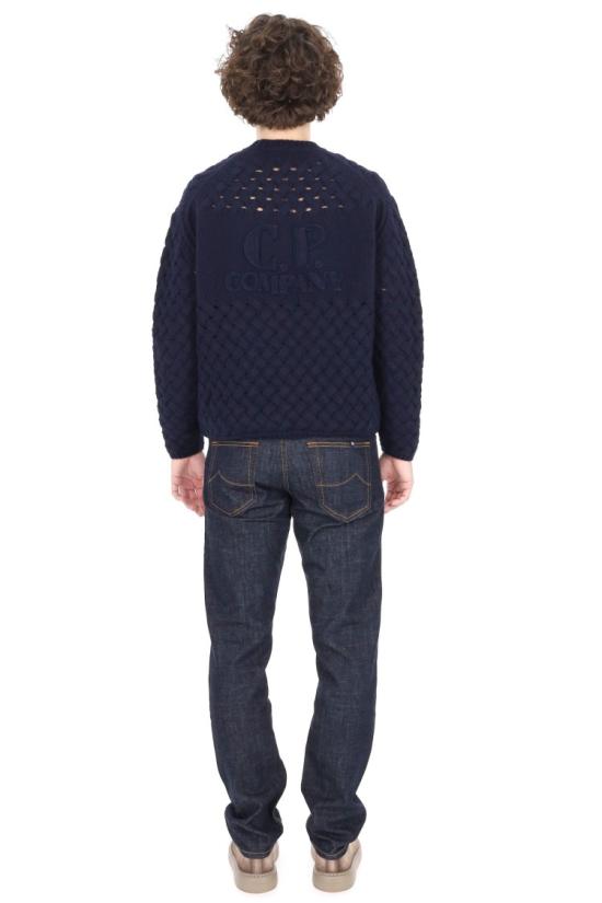 25FW 씨피 컴퍼니 니트웨어 19CMKN288A 110149A888 Black - C.P. COMPANY
