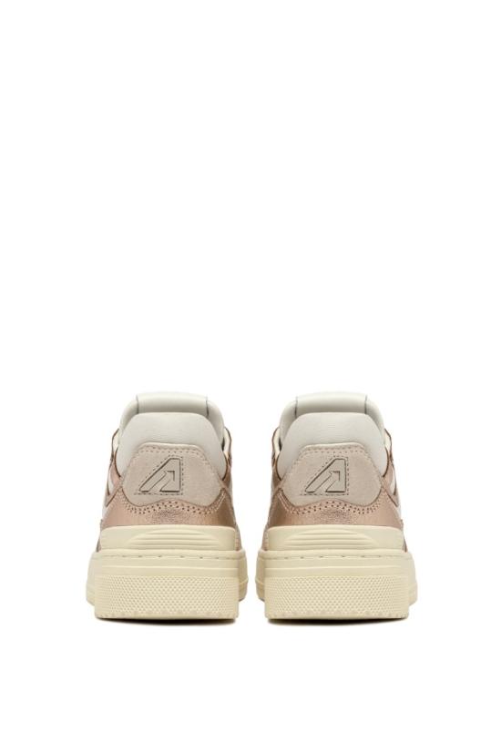 25SS 오트리 CLC 로우탑 레더 스니커즈 ROLW MB03WHT COPPER Neutrals - AUTRY