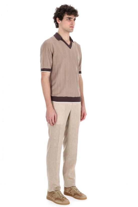 25SS 발렌타인 폴로 티셔츠 B2H032 14L1394017 Pink - BALLANTYNE