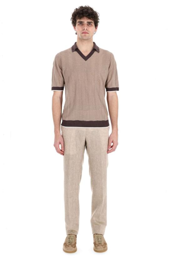 25SS 발렌타인 폴로 티셔츠 B2H032 14L1394017 Pink - BALLANTYNE