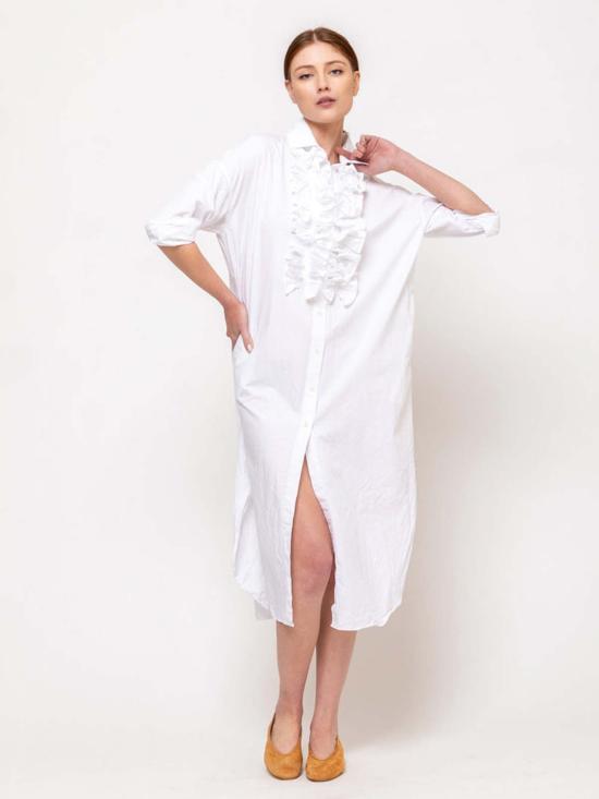  Aletheia 미디 원피스 알레테이아 코랄리 셔츠 드레스 - OTHER BRANDS