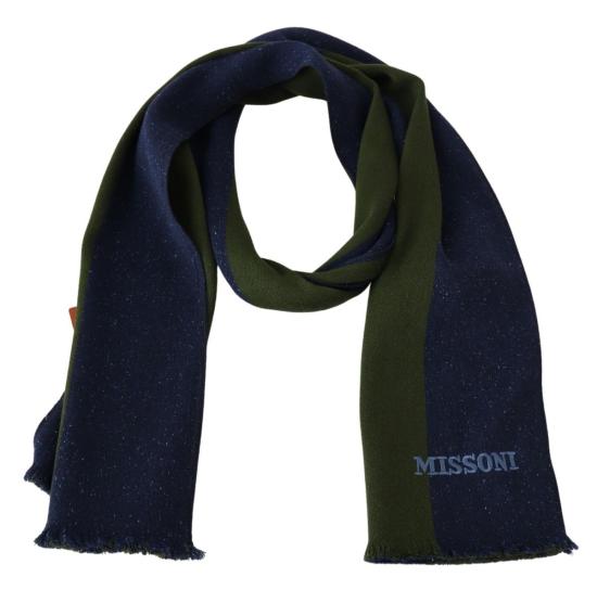  미소니 머플러/스카프 미쏘니 울 넥랩 숄 스카프 그린 - MISSONI