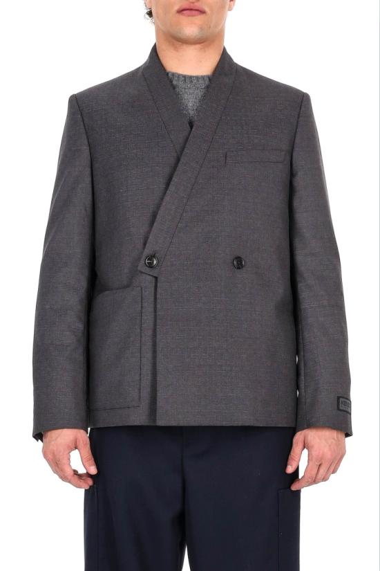 25FW 겐조 자켓 FF65VE1459ID92 Grey - KENZO