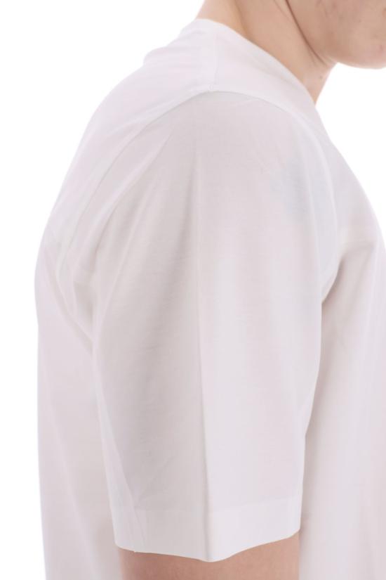 25SS 에르노 반팔 티셔츠 JG000237U1000 White - HERNO
