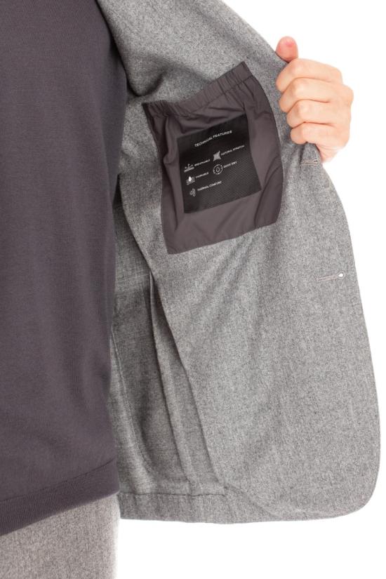  에르메네질도제냐 수트 624713A6 2XPYGX8 Grey - ERMENEGILDO ZEGNA