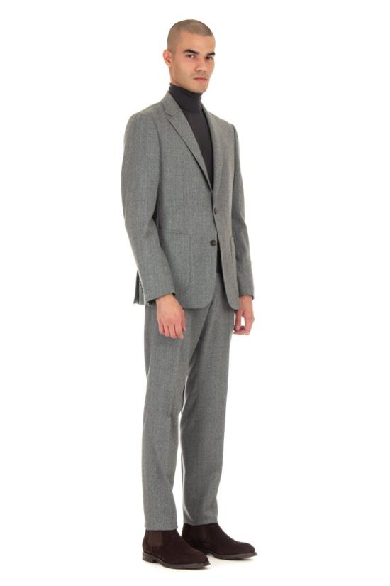  에르메네질도제냐 수트 624713A6 2XPYGX8 Grey - ERMENEGILDO ZEGNA