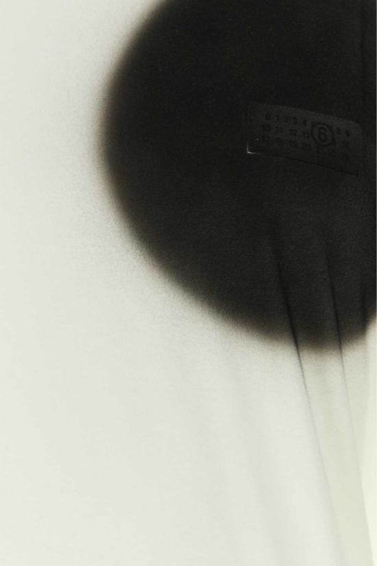  MM6 메종마르지엘라 반팔 티셔츠 Mm6 메종 마르지엘라 코튼 티셔츠 오프화이트 - MM6 MAISON MARGIELA